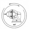 Фараискатель прямоугольный радиоуправляемый магнитный (белый)